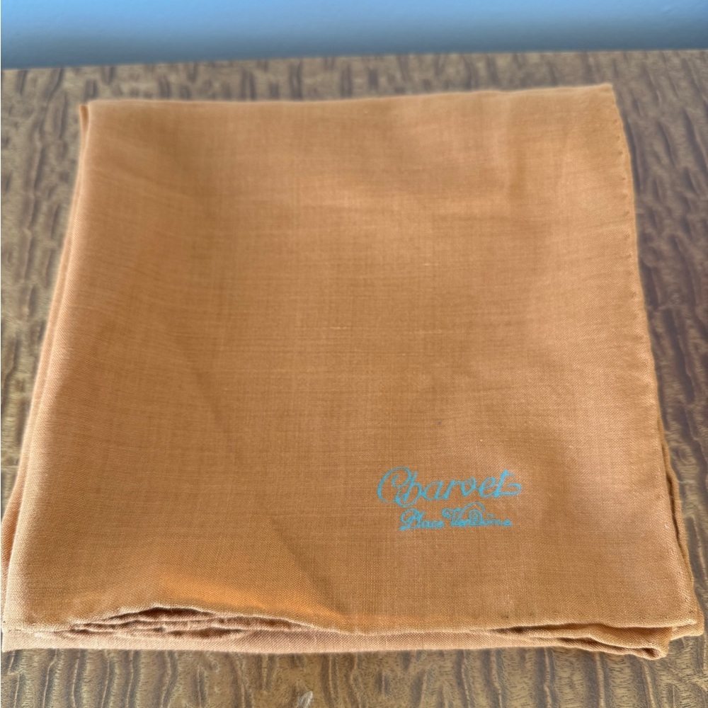 Charvet Warm Terracotta-Orange Hue Scarf